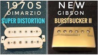 Affordable Vintage Humbucker 1970s Dimarzio SUPER DISTORTION VS BURSTBUCKER