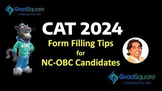 CAT 2022 Application & NC OBC Criteria | How to fill NC-OBC category section | Serial & Entry Number