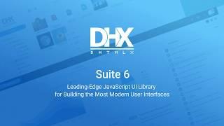 JavaScript UI Library for Building the Most Modern User Interfaces - DHTMLX Suite 6