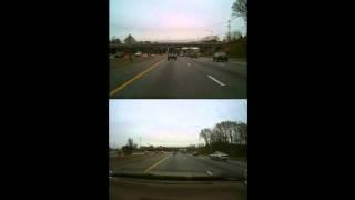 120 Degree angle vs 70 Degree angle Dash Cam comparison video by PomCam