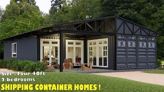 Shipping Container Homes | 2 Bedrooms | 2 Bathrooms | Modern House