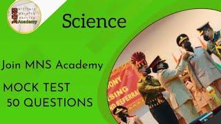 MNS Mock Test // Science (bio) // Set 1 - 50 question // Military Nursing Service