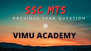 SSC-MTS Previous year question/Math Simplification @ VIMU ACADEMY