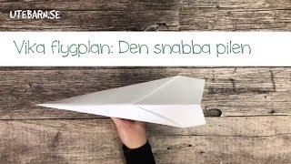 Instruktionsfilm - Vika flygplan -  Den snabba pilen