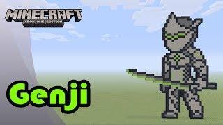 Minecraft: Pixel Art Tutorial and Showcase: Genji (Overwatch)