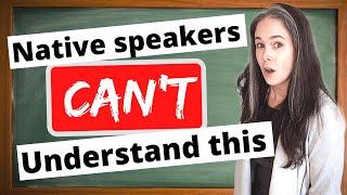 FAST ENGLISH: Native Speakers CAN’T Understand!