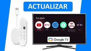 Actualizar Chromecast Google TV - ICONOS Redondos