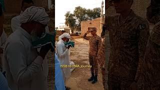 ISSB Pakistan Army Captain Respect toward Shaheed Father#issb #pma #pakistanarmy #pmakakul #shorts