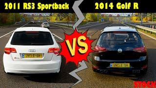 Forza Horizon 4 | 2011 Audi RS3 vs 2014 Golf R | Which One is Faster? [Stock Drag Race]