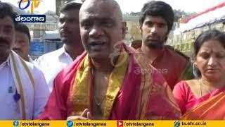 Minister Vemula Prashanth Reddy Visits Tirumala Venkateswara Temple | Tirupati