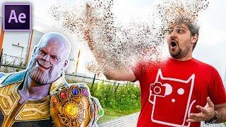 THANOS DISINTEGRATION - After Effects (NO PLUGINS)