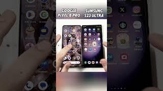 Samsung S23 Ultra vs Google Pixel 8 Pro Speed Test!  Who’s the REAL King ?#shorts#viralvideo