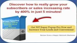 WP Super Popup Pro Review - Big Lead Increase!