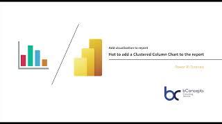 Power BI - How to add a Clustered Column Chart