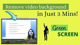 How to Remove Video Background WITHOUT Green Screen | Chroma key tutorial in Hindi