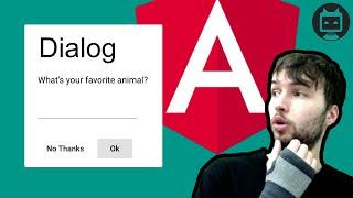 Angular Material Dialog Tutorial