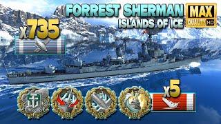 Destroyer Forrest Sherman: Down to 0.9sec reload - World of Warships