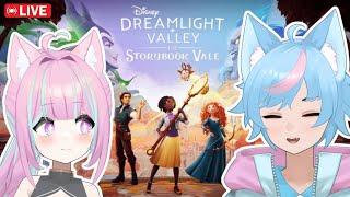 【Disney Dreamlight Valley】STORYBOOK VALE DLC Playthrough!!LIVE