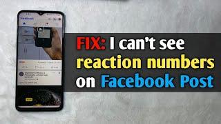 Unhide the total number of reactions on other people's Facebook posts