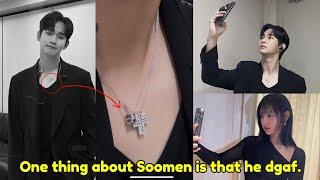 SOOHYUN POSTED MULTIPLE PICS WITH THE NECKLACE BUT DELETED IT SOON Necklace theory 90% reliable