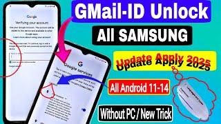 All Samsung Galaxy FRP Bypass Without PC  Android 11/12/13/14 New Update Method 2025️FRP Unlock