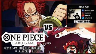 One Piece Card Game Casual Match Booster OP10 (Part 20) - Shanks vs Eustass "Captain" Kid