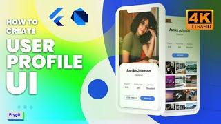 Create Awesome User Profile Page UI Using Flutter - Flutter Beginners Tutorials - Speed Coding 