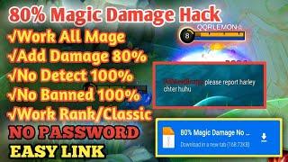 Magic Damage Script 80% For All Mage No Password