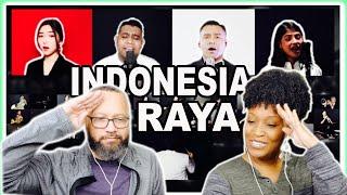 Indonesia Raya-Isyana, Andmesh, Judika, Sara Fajira, Erwin Gutawa Orchestra (Virtual)-REACTION