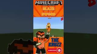 Addon Swords MCPE - Blaze Sword (Minecraft Best Addon) #shorts #minecraftaddon