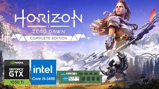 Horizon Zero Dawn in GTX 1050 Ti, I5-3470, 16GB RAM Benchmark and Gameplay (Best video quality)