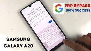 Samsung Galaxy A20 FRP BYPASS Android 10 Q [2021]