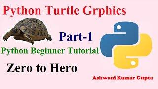 What is Python turtle Graphics? |Introduction to Turtle | Python beginners tutorial in Hindi | Urdu
