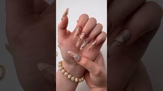 Коррекция наращивания гелевыми типсами | текстуры на ногтях #nailart #nailartist #wally_nails