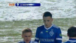 Десна - Динамо - 0:2. Гол: Русин (94')