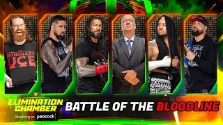 Roman Reigns Vs The Bloodline In Elimination Chamber WWE 2K22