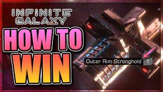 How to beat an Outer Rim Stronghold with your alliance in Infinite Galaxy [pro tip - arrive on time]