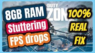 How To Fix Call of Duty Warzone / Cold War Lag / Stuttering / FPS drops on 8GB RAM | (100% works)!