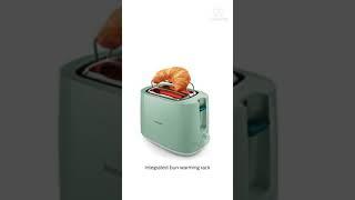 #PHILIPS HD2584/60 830W 2 Slice Pop Up Toaster, Green , #tech4hub