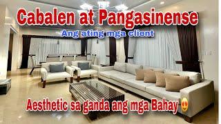 Aesthetic ang mga bahay ng ating client na cabalen at pangasinense / gaganda ng interior ng house