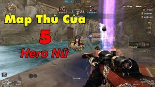 Chiến Binh Hero Nữ Xuất Hiện Trong Map Zombie Thủ Cửa 5 (Zombie Escape CF)