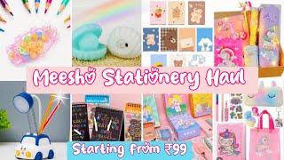 •Meesho Cute Stationery Haul• Starting From ₹99 | Meesho Cute Finds!