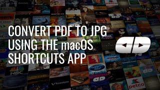 How to convert PDF to JPG using the macOS Shortcuts app
