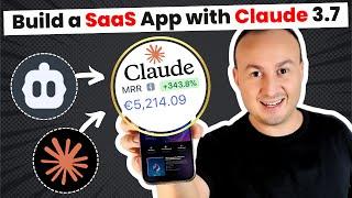 Too Easy! Build a Full SaaS Without Coding with Claude 3.7… MIND-BLOWING! 