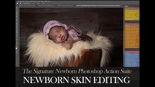 Editing Newborn Baby Skin in Photoshop | Darker | LSP Signature Newborn Photoshop Action Tutorial