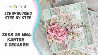 Jak zrobić kartkę z ramką - kurs scrapbooking krok po kroku - tutorial na kartkę handmade