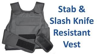 KNIFE STAB AND SLASH RESISTANT STEEL PLATE TACTICAL VEST