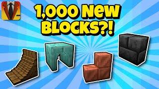 4,421 NEW BLOCKS! Blockz+ | Free Minecraft Bedrock Add-on / Mod! (How To Use 1.20) Video #2