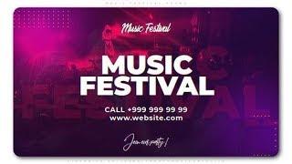 Music Festival Promo  After Effects Template  AE Templates