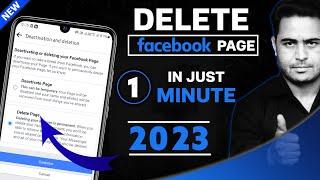 How to delete facebook page  delete facebook page  delete fb page Easily